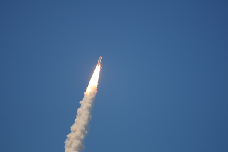 Space Shuttle Atlantis launches from Kennedy Space Center