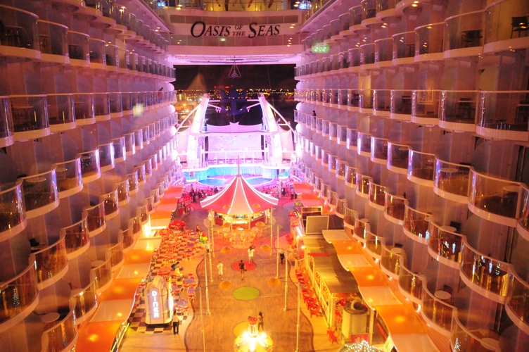  Oasis of the Seas begins her inaugural year on December 1, 2009