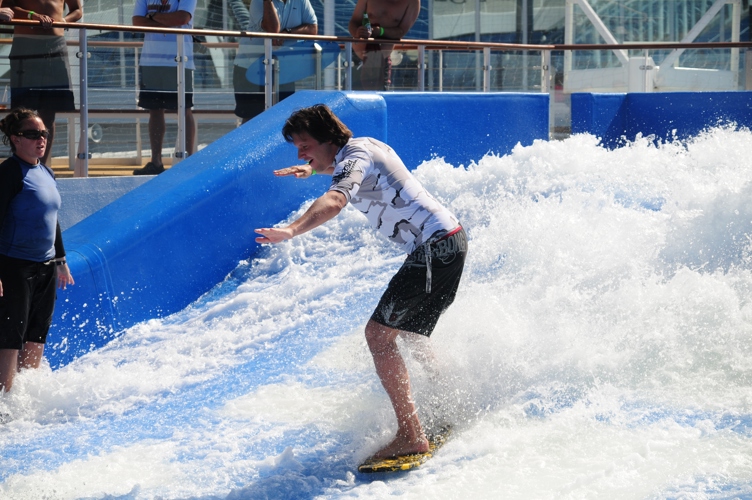 Flow rider on Oasis of the Seas 