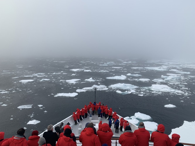 How quickly the weather changes in the Artic