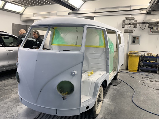 My 1962 Kombi back to bare shell during resto