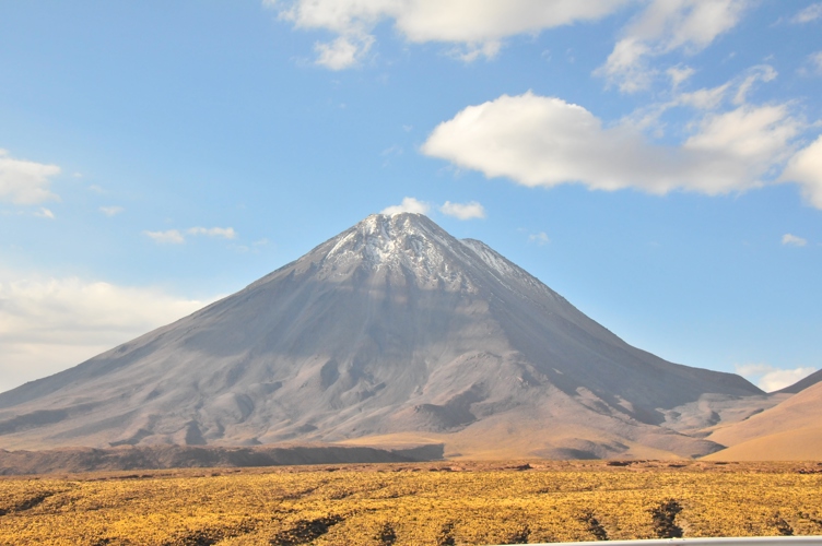 Volcano on the Andes Mountain range at almost 4500 metres above sea level!