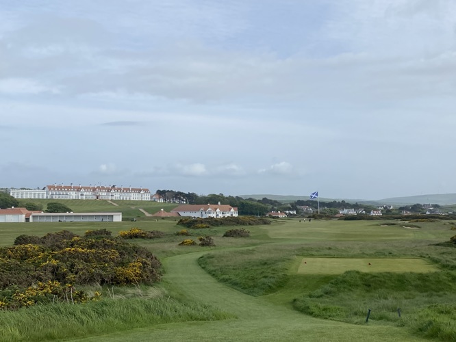 The 18th on the Ailsa Course at Turnberry...