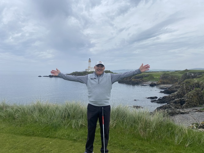 Famous par 3 on the Ailsa course Turnberry, I was 1 under until this hole!