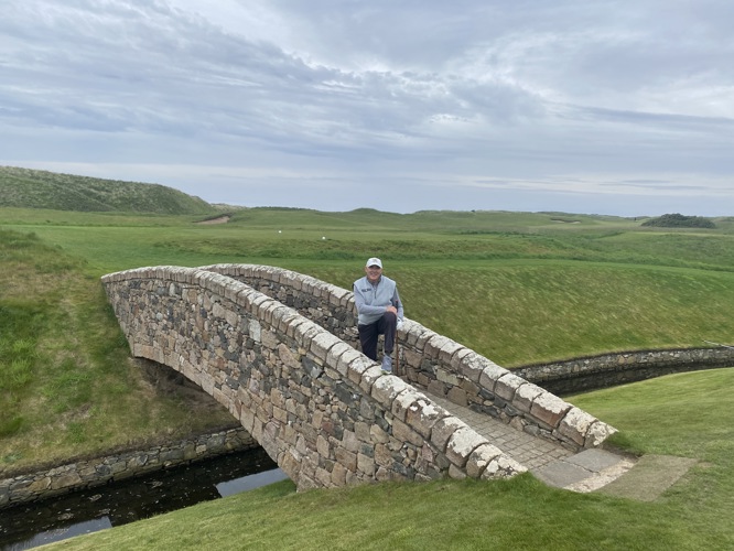 Back 9 on the Ailsa Course Turnberry - love the new bridge!