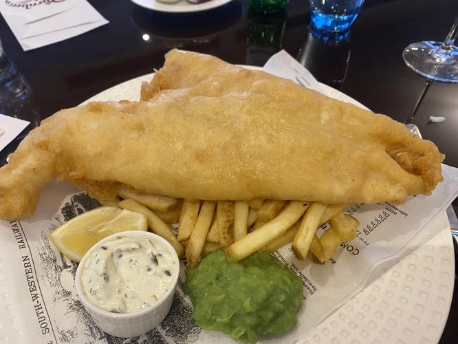 You have to have fish and chips in Scotland, they do it so well!