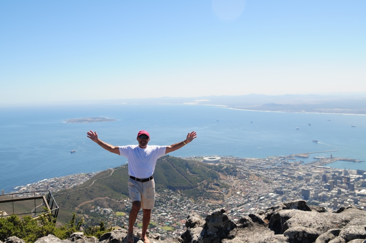Me on top of Table Mountain