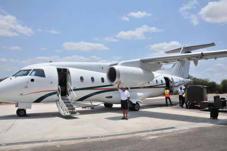 Only way to move around Africa - private jet!