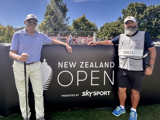 Day 1 - first tee at the 2025 New Zealand Open!