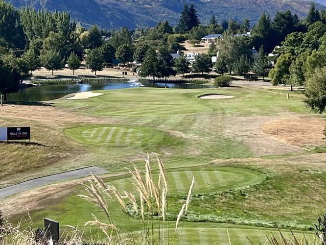 4th hole par 3 on the Remarkable course - I was the only one in my group that pared it!