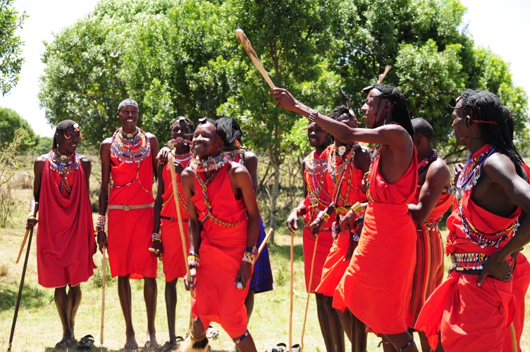 Maasai dancers
