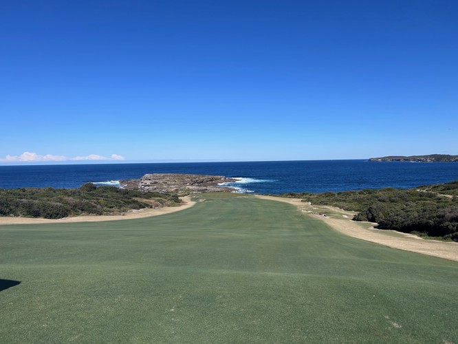 From the top of the 5th hole...