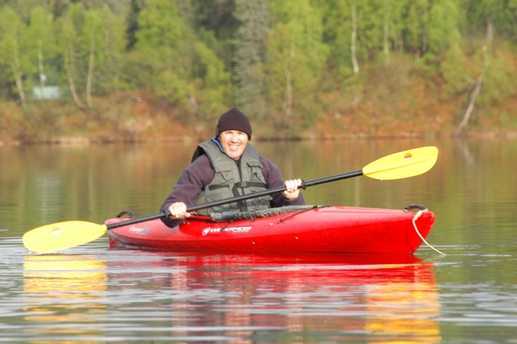 Kayaking great way to see the lake