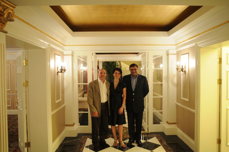 Us and The GM at Raffles Hotel