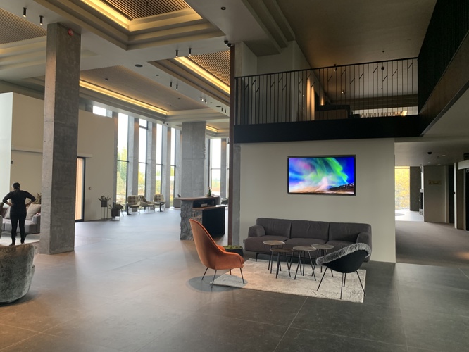 Inside the Blue Lagoon     hotel