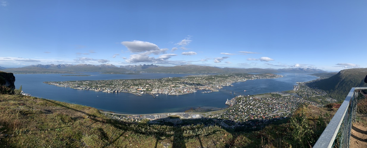 Tromso on a clear day
