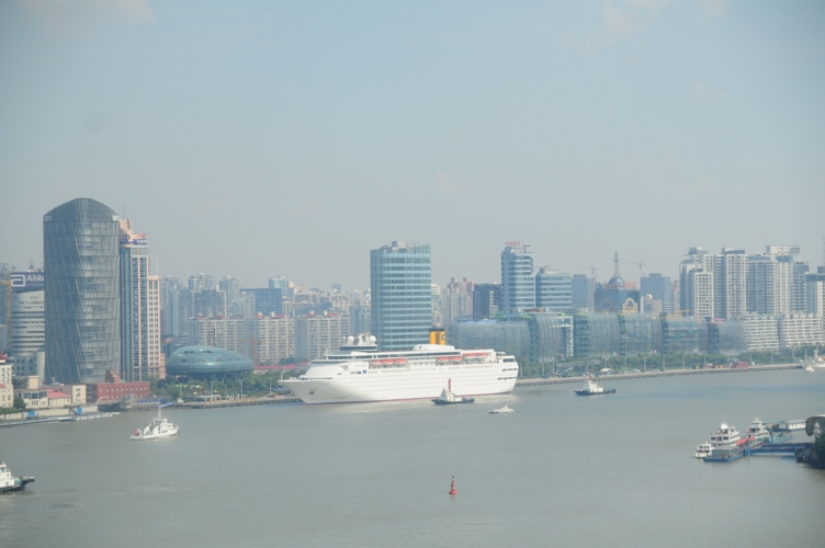 Costa Victoria at the new terminal