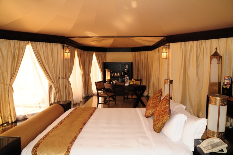 Inside luxury tent Banyan Tree Dubai
