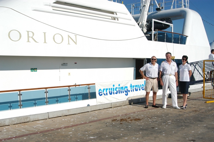 Pip, myself and the Captain of Orion