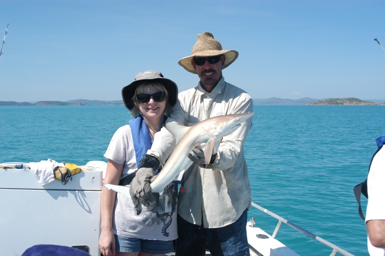 Even caught a baby shark