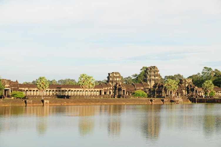Angkor Wat is a temple complex in Cambodia and is the largest religious monument in the world, on a site measuring 162.6 hectares